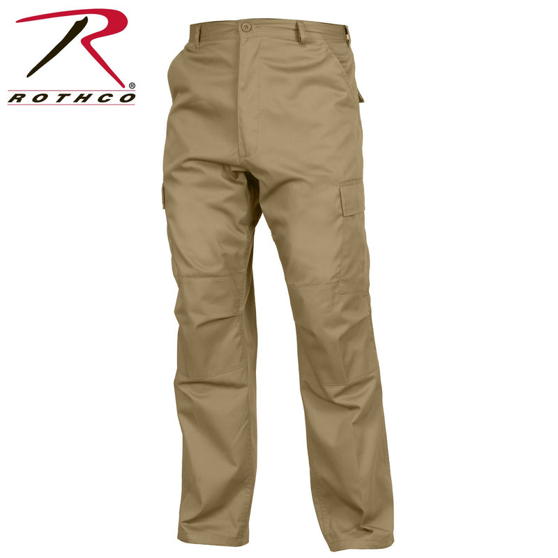 2931 Rothco Relaxed Fit Zipper Fly BDU Pants - Khaki