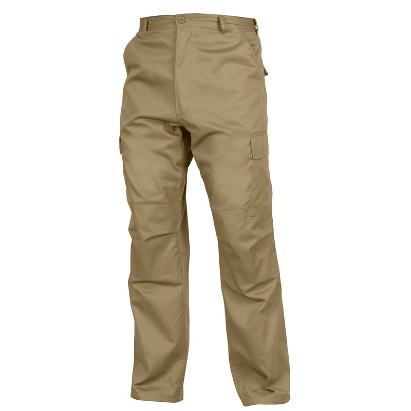 2931 Rothco Relaxed Fit Zipper Fly BDU Pants - Khaki