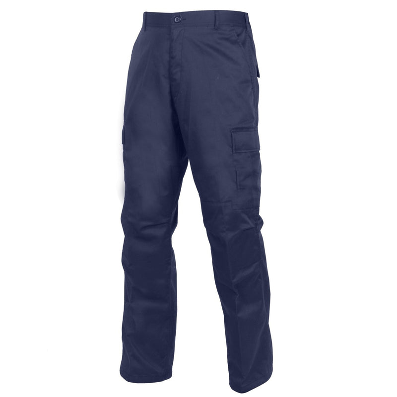 2961 Rothco Relaxed Fit Zipper Fly BDU Pants - Navy Blue