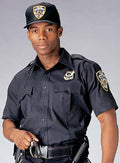 30020 Rothco Short Sleeve Uniform Shirt - Navy Blue