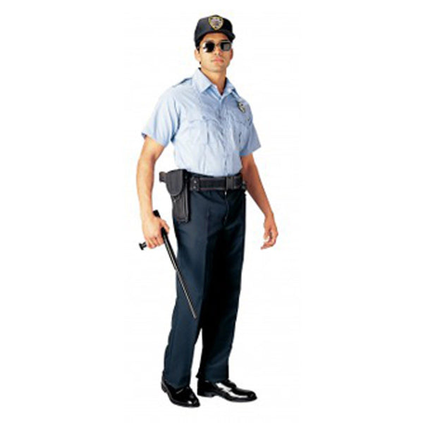 30025 Rothco Short Sleeve Uniform Shirt - Light Blue