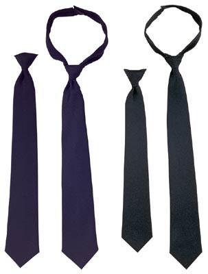 30083 Rothco Police Issue Hook n' Loop Neckties - Black, 18 Inches