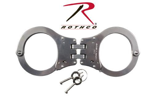 30095 Rothco Nij Approved Stainless Steel Hinged Handcuffs