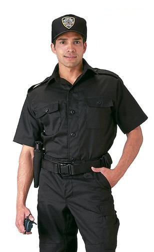 30205 Black Shortsleeve Tactical Shirt