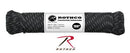 30815 Rothco Polyester Paracord-100 Ft / Black Reflective