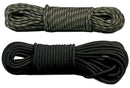 312 / 313 / 314 / 315 - Rothco Utility Rope 3/8" 50/100 Ft / Woodland Camo/black