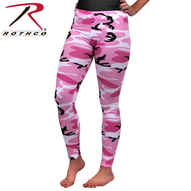 3188 Rothco Womens Camo Leggings - Pink Camo