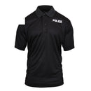 3282 Rothco Moisture Wicking Public Safety Polo Shirt - Police, Black