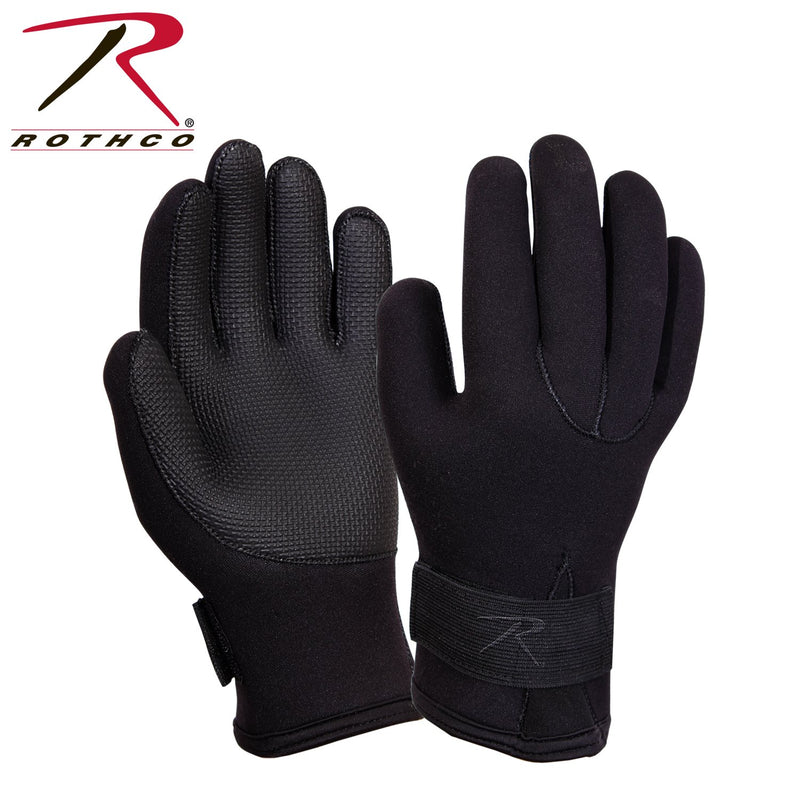 33550 Rothco Waterproof Cold Weather Neoprene Gloves - Black