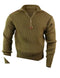 3370 Rothco Olive Drab Zip Commando Sweater