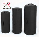 3488 Rothco Canvas Zipper Duffle Bag - Black