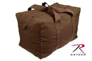 3523 Rothco Canvas Parachute Cargo Bag - Earth Brown