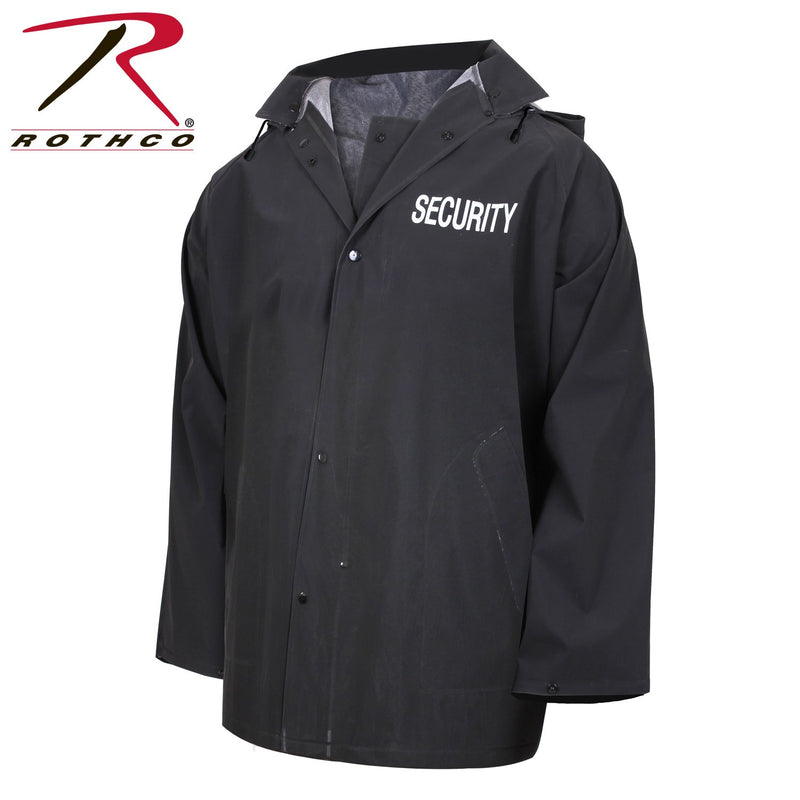 36651 Rothco Security Rain Jacket - Black