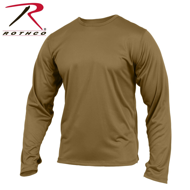 3725 Rothco Gen III Silk Weight Underwear Top - AR 670-1 Coyote Brown