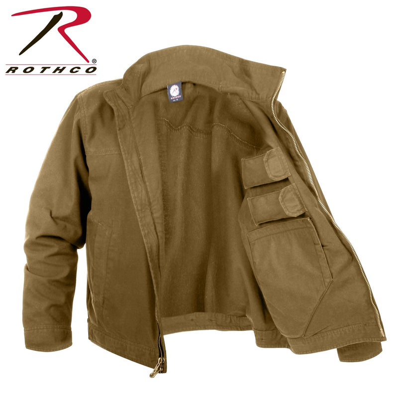 3801 Rothco Lightweight Concealed Carry Jacket - Coyote Brown