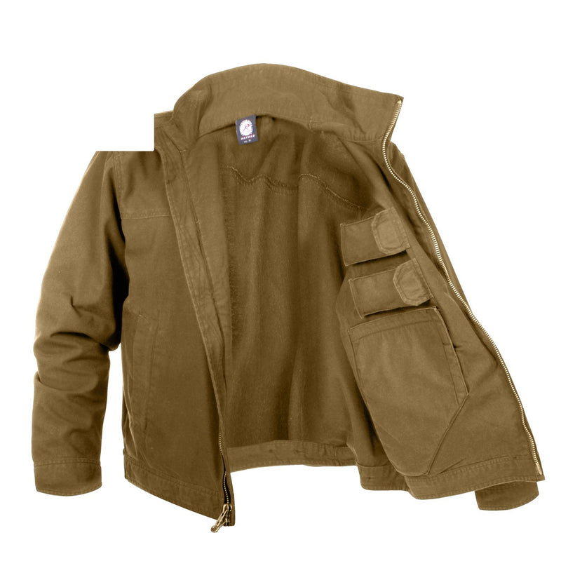 3801 Rothco Lightweight Concealed Carry Jacket - Coyote Brown