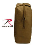 3895 Rothco Top Load Canvas Duffle Bag / 25" X 42" - Coyote
