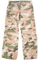 3996 Rothco Women's Subdued Pink Camo Vintage Paratrooper Fatigues