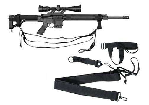 4007 MILITARY BLACK 3-POINT RIFLE SLING