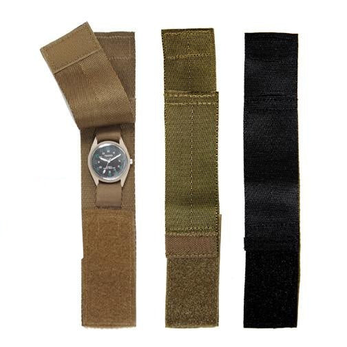 4101 Rothco Nylon Watchbands - Olive Drab, Black