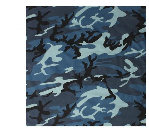 4138 ROTHCO BANDANA - SKY BLUE CAMO