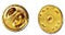 Brass Metal Uniform Pin Badge Insignia Clutch Backs, Quantity: 10