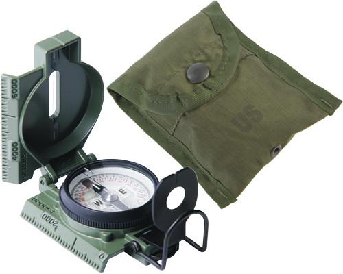 415 Rothco G.I. Olive Drab Military Phosphorescent Lensatic Compass