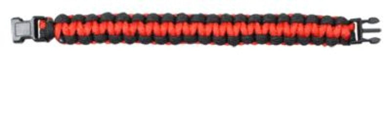 923 Rothco Paracord Bracelet - Red And Black