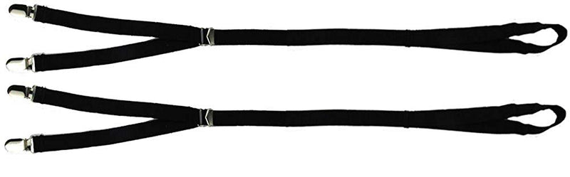 Footloop Style Shirt Holders - Black - 2 Per Box