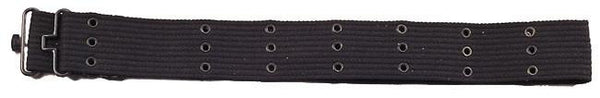 4219 Rothco G.i. Style Black Canvas Pistol Belts W/metal Buckles