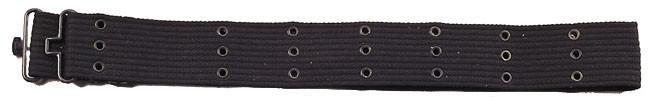 4219 Rothco G.i. Style Black Canvas Pistol Belts W/metal Buckles