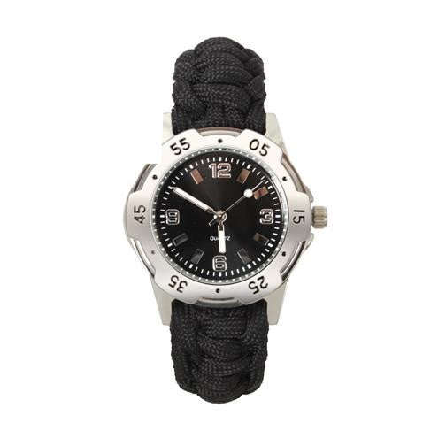 4253 Rothco Paracord Bracelet Watch - Black