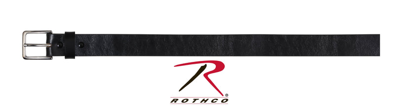 4263 Rothco Bonded Leather Garrison Belt - 1 1/4" - Nickel Buckle