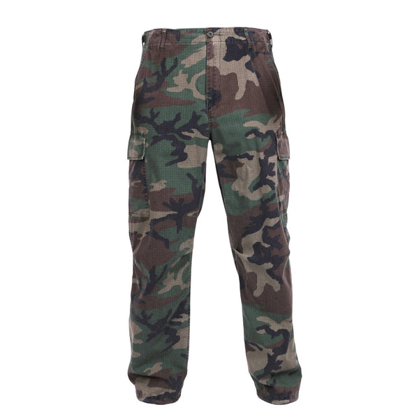 4271 Rothco Vintage Vietnam Fatigue Pant Rip-Stop - Woodland Camo