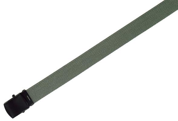 4283 Rothco Foliage Green Web Belts - 54, Foliage Green W/ Black Buckle