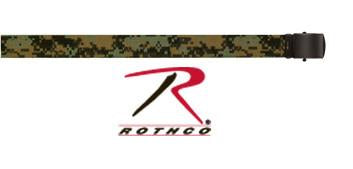 4298 Rothco Woodland Digital/Olive Drab Reversible Web Belts 54