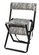 4378 DELUXE ACU DIGITAL CAMO STOOL WITH POUCH-BACK