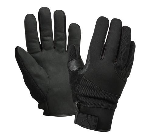 4436 ROTHCO COLD WEATHER STREET SHIELD GLOVES - BLACK