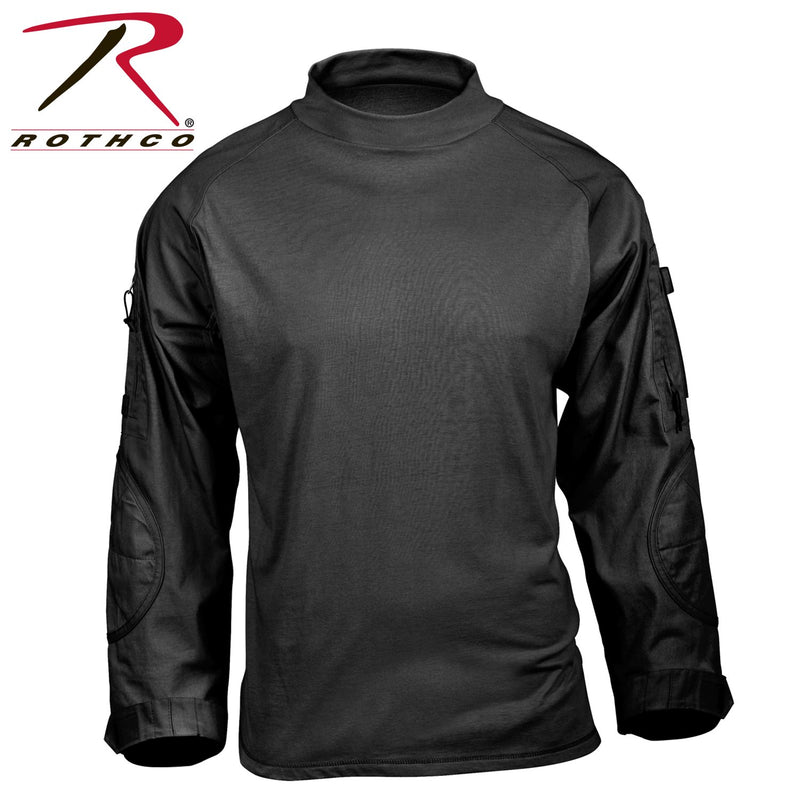 45010 Rothco Tactical Airsoft Combat Shirt - Black