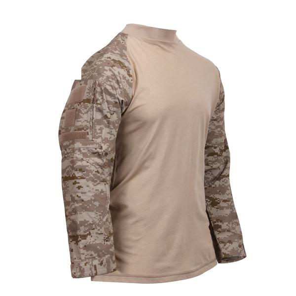 45020 Rothco Tactical Airsoft Combat Shirt - Desert Digital Camo