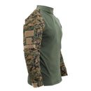 45030 Rothco Tactical Airsoft Combat Shirt - Woodland Digital Camo