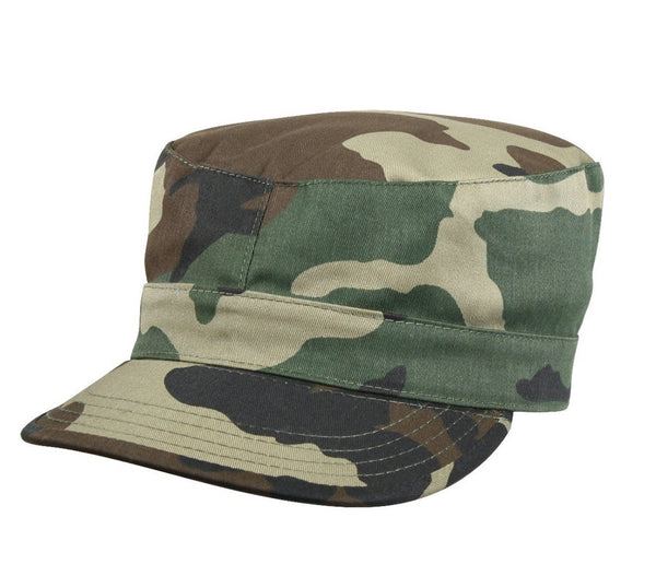 4510 Rothco Camo Fatigue Caps - Woodland Camo