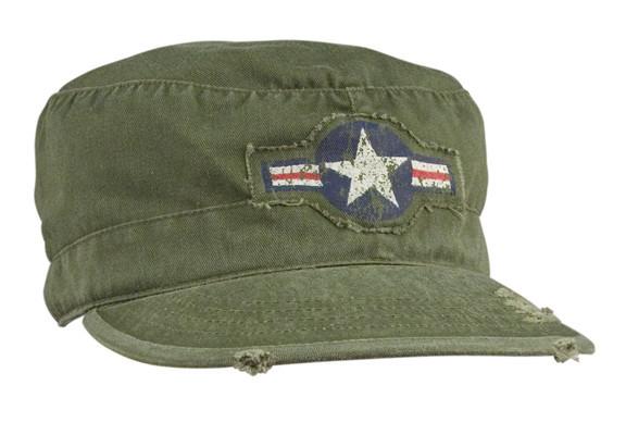 4539 Rothco Vintage Fatigue Cap / Air Corp - Olive Drab