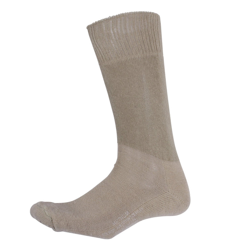 4566 Rothco Khaki Cushion Sole Sock - Pair