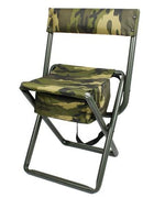 4578 DELUXE ''QUIET CAMO'' FOLDING CHAIR WITH POUCH