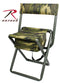 4578 Rothco Deluxe Folding Chair With Pouch, Woodland Camo
