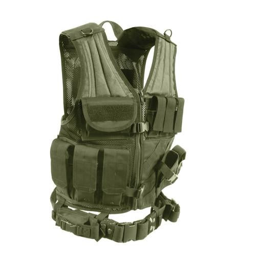 4591 Rothco Tactical Cross Draw Vest - OD