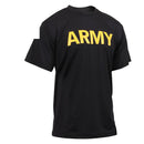 46020 Rothco Army Physical Training Shirt - Black