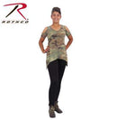 4610 Rothco Womens Camo Cold Shoulder Top