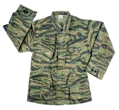4621 Rothco Vintage Vietnam Fatigue Shirt Rip-stop - Tiger Stripe